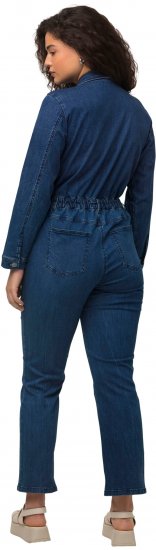 Ulla Popken Denim Boiler Suit Blue Denim - Džinsai & Kelnės Didelėse Dydžiuose – Plus Size - 