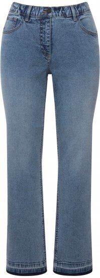 Ulla Popken Wide Leg Stretch Fit Mandy Jeans Light Blue Denim - Džinsai & Kelnės Didelėse Dydžiuose – Plus Size - 