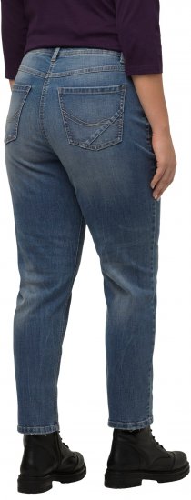 Ulla Popken Thermal Mom Jeans Blue Denim - Džinsai & Kelnės Didelėse Dydžiuose – Plus Size - 