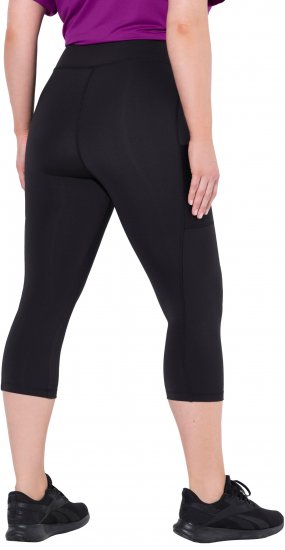 Ulla Popken Cropped High Waisted Leggings Black - Džinsai & Kelnės Didelėse Dydžiuose – Plus Size - 