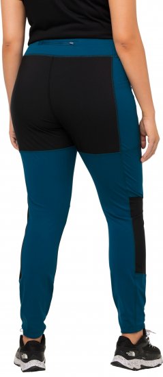 Ulla Popken High Waisted Hiking Leggings Blue - Džinsai & Kelnės Didelėse Dydžiuose – Plus Size - 