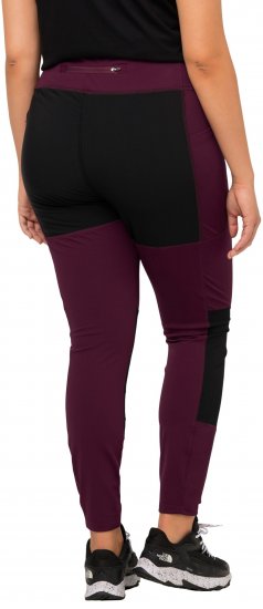 Ulla Popken High Waisted Hiking Leggings Purple - Džinsai & Kelnės Didelėse Dydžiuose – Plus Size - 