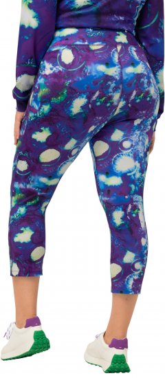 Ulla Popken Neon Bubble Quick Dry Leggings Blue - Džinsai & Kelnės Didelėse Dydžiuose – Plus Size - 
