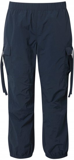 Ulla Popken Elastic Waist Cargo Pants Navy - Džinsai & Kelnės Didelėse Dydžiuose – Plus Size - 