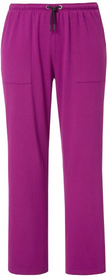 Ulla Popken Straight Leg Joggers Purple - Džinsai & Kelnės Didelėse Dydžiuose – Plus Size - 