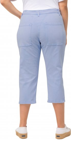 Ulla Popken Capri Boyfriend Jeans Blue - Džinsai & Kelnės Didelėse Dydžiuose – Plus Size - 