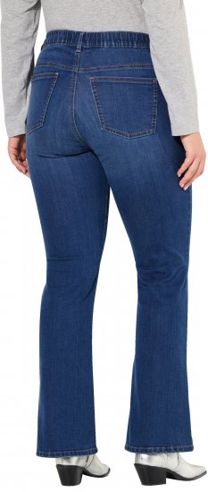 Ulla Popken Bootcut Marie Jeans Blue - Džinsai & Kelnės Didelėse Dydžiuose – Plus Size - 