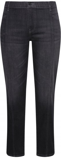 Ulla Popken Decorative Seam Boyfriend Jeans Dark Teal - Džinsai & Kelnės Didelėse Dydžiuose – Plus Size - 