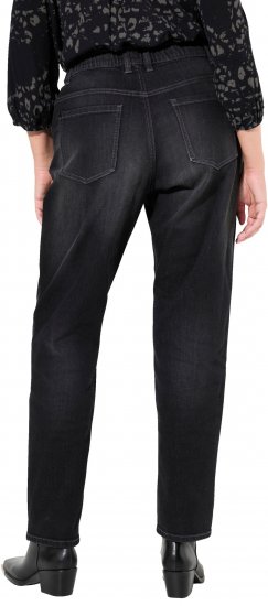 Ulla Popken Decorative Seam Boyfriend Jeans Dark Teal - Džinsai & Kelnės Didelėse Dydžiuose – Plus Size - 