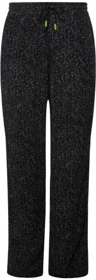 Ulla Popken Speckled Crepe Pull On Pants Black - Džinsai & Kelnės Didelėse Dydžiuose – Plus Size - 