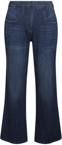 Ulla Popken Bootcut Stretch Fit Jeans Blue - Džinsai & Kelnės Didelėse Dydžiuose – Plus Size - 