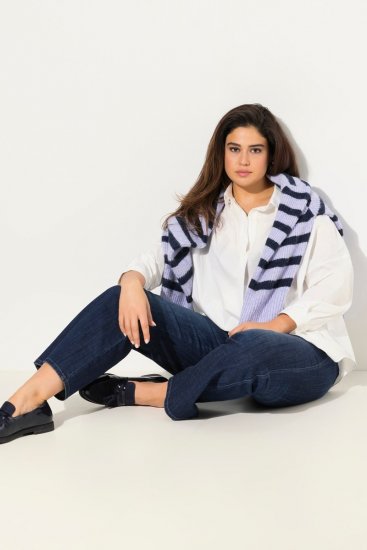 Ulla Popken Bootcut Stretch Fit Jeans Blue - Džinsai - Didelių dydžių moteriški džinsai