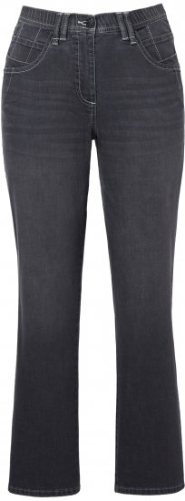 Ulla Popken Wide Leg Mandy Jeans Black - Džinsai & Kelnės Didelėse Dydžiuose – Plus Size - 