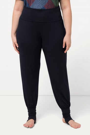 Ulla Popken Stirrup Yoga Pants Navy - Džinsai & Kelnės Didelėse Dydžiuose – Plus Size - 