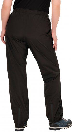 Ulla Popken Rain Pants Black - Džinsai & Kelnės Didelėse Dydžiuose – Plus Size - 