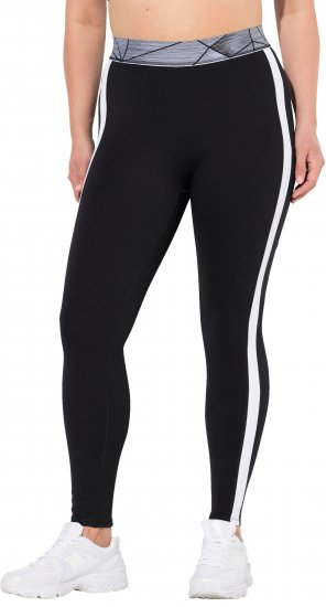 Ulla Popken High Waisted Leggings Black - Džinsai & Kelnės Didelėse Dydžiuose – Plus Size - 