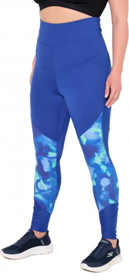 Ulla Popken Quick Dry Abstract Print Leggings Blue - Džinsai & Kelnės Didelėse Dydžiuose – Plus Size - 
