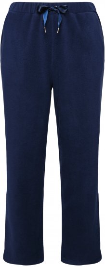 Ulla Popken Fleece Loungewear Pants Night Blue - Džinsai & Kelnės Didelėse Dydžiuose – Plus Size - 