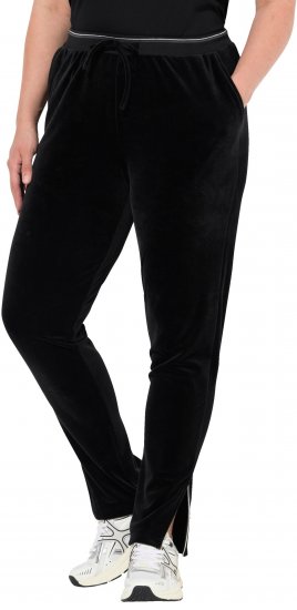 Ulla Popken Velvet Leggings Black - Džinsai & Kelnės Didelėse Dydžiuose – Plus Size - 