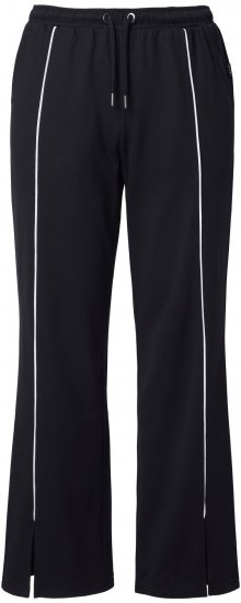 Ulla Popken Tracksuit Pants Black - Džinsai & Kelnės Didelėse Dydžiuose – Plus Size - 