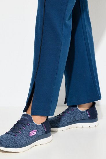 Ulla Popken Tracksuit Pants Blue - Džogeriai - Moteriškos sportinės kelnės didelių dydžių