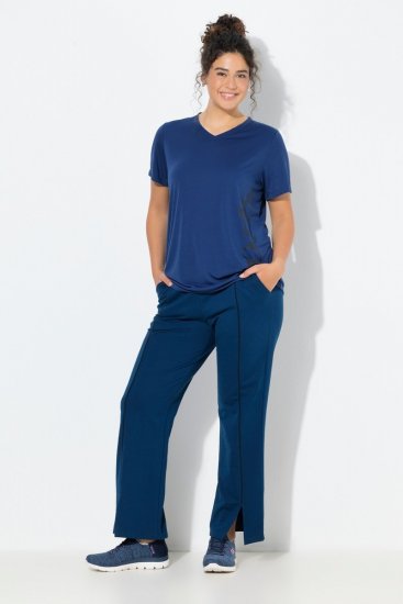 Ulla Popken Tracksuit Pants Blue - Džogeriai - Moteriškos sportinės kelnės didelių dydžių
