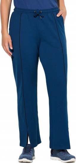 Ulla Popken Tracksuit Pants Blue - Džinsai & Kelnės Didelėse Dydžiuose – Plus Size - 
