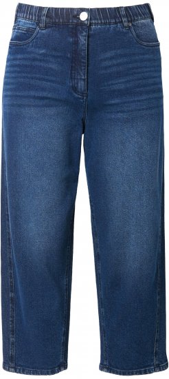 Ulla Popken Tapered Leg Mom Jeans Denim Blue - Džinsai & Kelnės Didelėse Dydžiuose – Plus Size - 