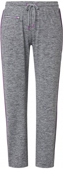 Ulla Popken Quick Drying Jogging Pants Grey - Džinsai & Kelnės Didelėse Dydžiuose – Plus Size - 