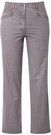 Ulla Popken Tapered Leg Mony Pants Black - Džinsai & Kelnės Didelėse Dydžiuose – Plus Size - 