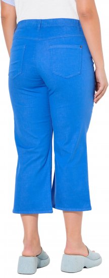Ulla Popken Wide Leg Twill Mary Fit Culottes Deep Aqua - Džinsai & Kelnės Didelėse Dydžiuose – Plus Size - 