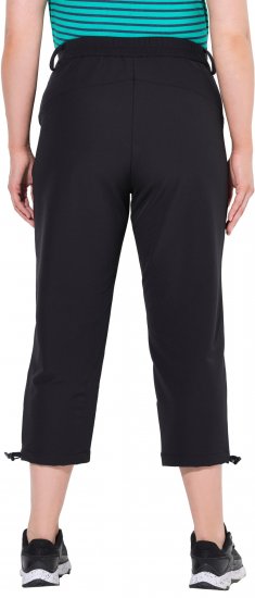 Ulla Popken Ultra Light Triple Function Cropped Softshell Pants Black - Džinsai & Kelnės Didelėse Dydžiuose – Plus Size - 