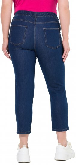 Ulla Popken Cropped Jeggings Blue Denim - Džinsai & Kelnės Didelėse Dydžiuose – Plus Size - 