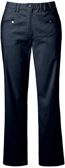 Ulla Popken Thermal Stretch Fit Mony Pants Navy - Džinsai & Kelnės Didelėse Dydžiuose – Plus Size - 