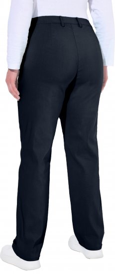 Ulla Popken Thermal Stretch Fit Mony Pants Navy Blue - Džinsai & Kelnės Didelėse Dydžiuose – Plus Size - 