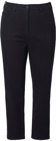 Ulla Popken Stretch Fit Mom Jeans Black - Džinsai & Kelnės Didelėse Dydžiuose – Plus Size - 