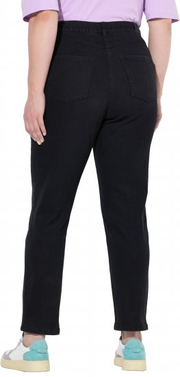 Ulla Popken Stretch Fit Mom Jeans Black - Džinsai & Kelnės Didelėse Dydžiuose – Plus Size - 