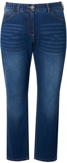 Ulla Popken Stretch Fit Boyfriend Jeans Blue - Džinsai & Kelnės Didelėse Dydžiuose – Plus Size - 