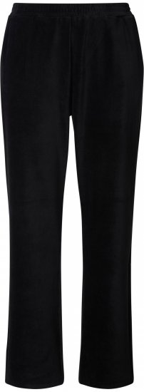 Ulla Popken Corduroy Elastic Waist Pants Black - Džinsai & Kelnės Didelėse Dydžiuose – Plus Size - 