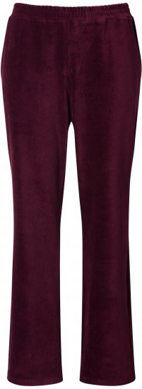 Ulla Popken Corduroy Elastic Waist Pants Brown - Džinsai & Kelnės Didelėse Dydžiuose – Plus Size - 