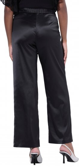 Ulla Popken Rhinestone Detail Comfort Waist Pants Black - Džinsai & Kelnės Didelėse Dydžiuose – Plus Size - 