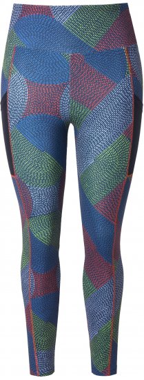Ulla Popken Quick Drying Stitch Print Performance Leggings Grey - Džinsai & Kelnės Didelėse Dydžiuose – Plus Size - 
