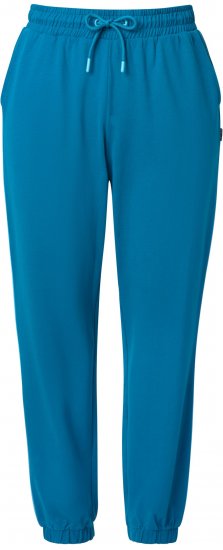 Ulla Popken Contrast Piping Joggers Blue - Džinsai & Kelnės Didelėse Dydžiuose – Plus Size - 