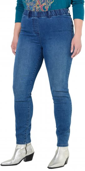 Ulla Popken Denim Jeggings Blue Denim - Džinsai & Kelnės Didelėse Dydžiuose – Plus Size - 