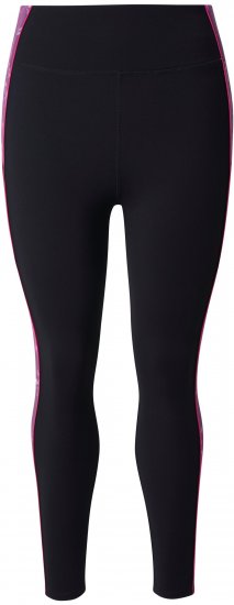 Ulla Popken Quick Drying Botanical Print Sport Leggings Black - Džinsai & Kelnės Didelėse Dydžiuose – Plus Size - 