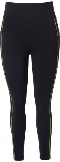 Ulla Popken Neon Seam Quick Drying Performance Leggings Black - Džinsai & Kelnės Didelėse Dydžiuose – Plus Size - 