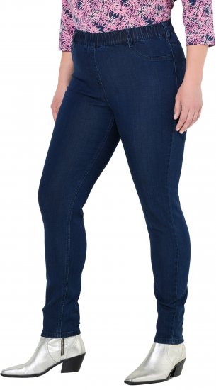 Ulla Popken Denim Five Pocket Jeggings Denim Blue - Džinsai & Kelnės Didelėse Dydžiuose – Plus Size - 