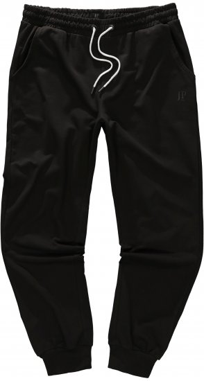 JP1880 Sweatpants Modern Fit Lightweight Black - VYRIŠKI DRABUŽIAI MT-6XLT - Drabužiai aukštiems vyrams