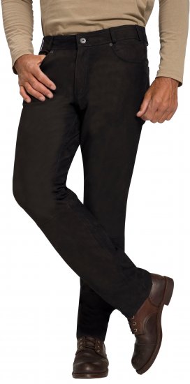 JP1880 Leather Pants Regular Fit Buffalo Nubuck Black - Džinsai ir kelnės - Džinsai ir Kelnės - W40-W70