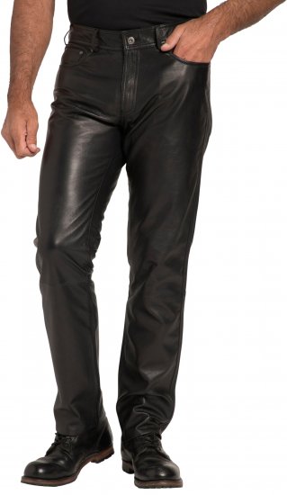 JP1880 Leather Pants Regular Fit Finest Lamb Nappa Black - Džinsai ir kelnės - Džinsai ir Kelnės - W40-W70